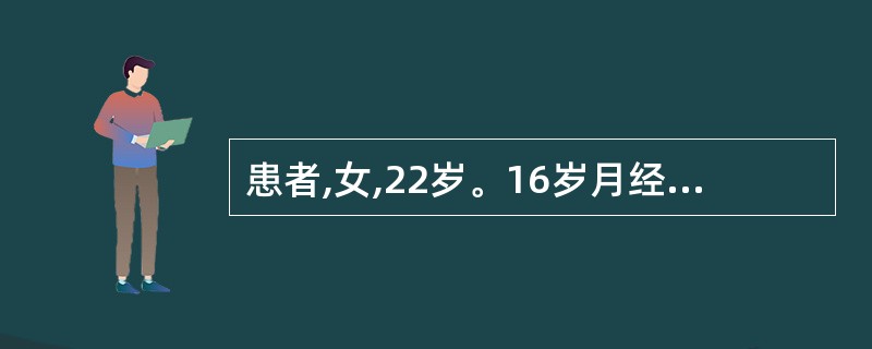 患者,女,22岁。16岁月经初潮,痛经6年,每于经期第l天出现小腹冷痛,喜温喜按