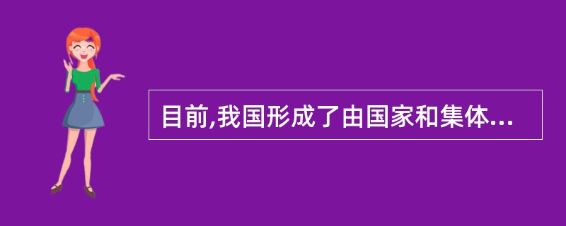 目前,我国形成了由国家和集体独办的、按行政辖区以块为主的、由上到下进行业务指导的