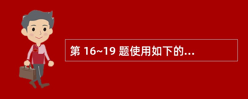 第 16~19 题使用如下的“仓库”表和“职工”表,表结构如下: 仓库(仓库号C