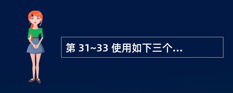 第 31~33 使用如下三个表: 部门.dbf:部门号C(8),部门名C(12)