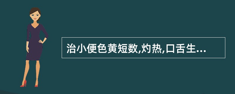 治小便色黄短数,灼热,口舌生疮,舌尖红,苔黄,脉数,宜首选