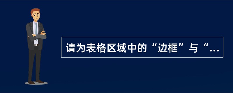 请为表格区域中的“边框”与“列宽£¯行高”选取自动套用格式,格式类型为“简单”。