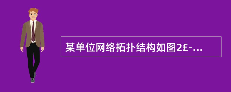 某单位网络拓扑结构如图2£­7所示,路由器R1~R7均运行OSPF协议。其中,(