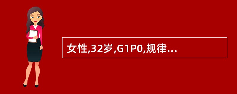 女性,32岁,G1P0,规律产前检查,现停经24周,血压145£¯90mmHg,