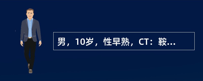 男，10岁，性早熟，CT：鞍区占位性病变。根据病历摘要，做出诊断为