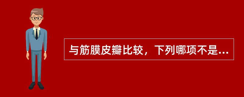 与筋膜皮瓣比较，下列哪项不是肌皮瓣的优点