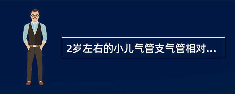 2岁左右的小儿气管支气管相对狭窄，呼吸浅而快，为胸腹式呼吸，储备能力差，如发生缺氧容易导致（　　）。