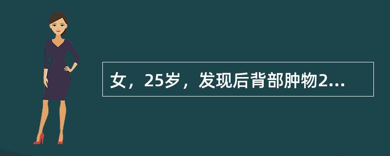 女，25岁，发现后背部肿物2年，近1周来肿物明显增大，伴疼痛，查后背部直径3cm大小肿物，表面红肿，有压痛，波动感阳性，与表皮有粘连。下一步处理为