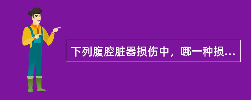 下列腹腔脏器损伤中，哪一种损伤造成的腹膜刺激症状最强烈