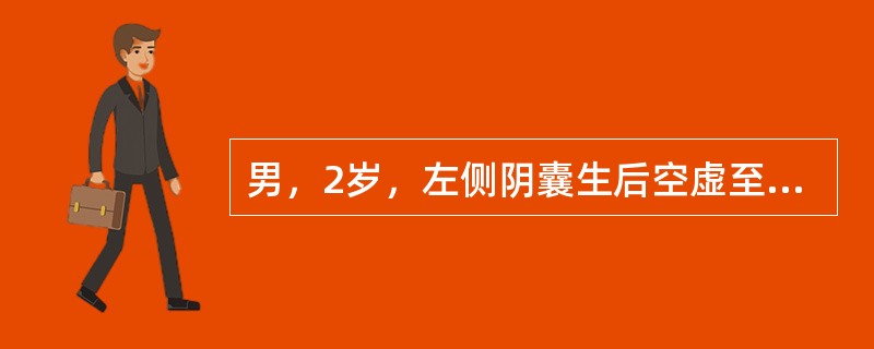 男，2岁，左侧阴囊生后空虚至今。查：患儿发育不佳，左阴囊内未触及睾丸，左腹股沟管内可触到睾丸发育不佳，如小指尖大小，应采取什么方法手术