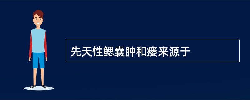 先天性鳃囊肿和瘘来源于