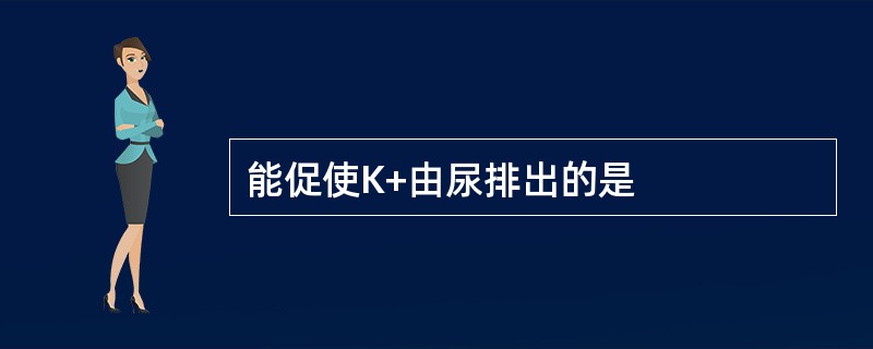 能促使K+由尿排出的是