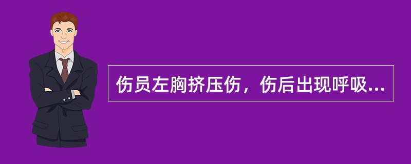 伤员左胸挤压伤，伤后出现呼吸困难，气管右移，左侧肋间隙饱满，颈部广泛皮下气肿，左侧呼吸音消失，血压80/40mmHg，脉率100次/分。开始外科治疗的最佳时机