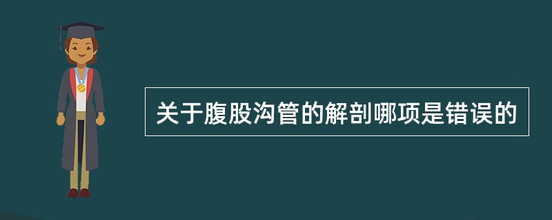 关于腹股沟管的解剖哪项是错误的