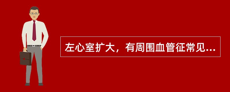 左心室扩大，有周围血管征常见于哪个瓣膜病变？（　　）