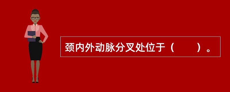 颈内外动脉分叉处位于（　　）。