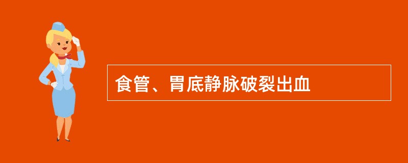 食管、胃底静脉破裂出血