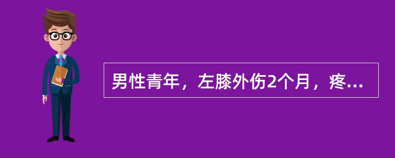 男性青年，左膝外伤2个月，疼痛，查体：左膝稍肿，外侧关节间隙压痛，外侧回旋挤压试验（+），侧方应力试验（－），其诊治最佳方法（　　）。