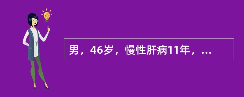 男，46岁，慢性肝病11年，普查发现AFP800μg/L，首先应进行下列哪项检查？（　　）