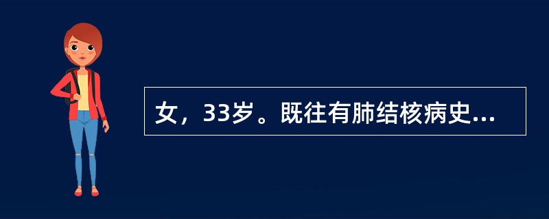 女，33岁。既往有肺结核病史。近1个月来渐出现腰背痛，伴低热，盗汗。体格检查：胸11～12棘突明显压痛。下列哪项试验有助于诊断（　　）。