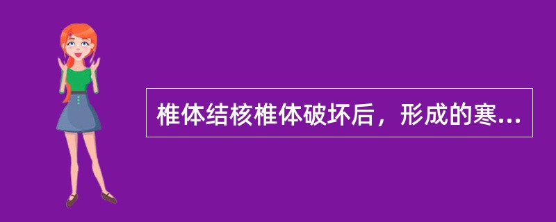 椎体结核椎体破坏后，形成的寒性脓肿不包括（　　）。