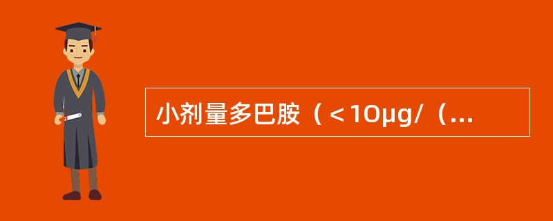 小剂量多巴胺（＜1Oμg/（min·kg））的作用除外（　　）。