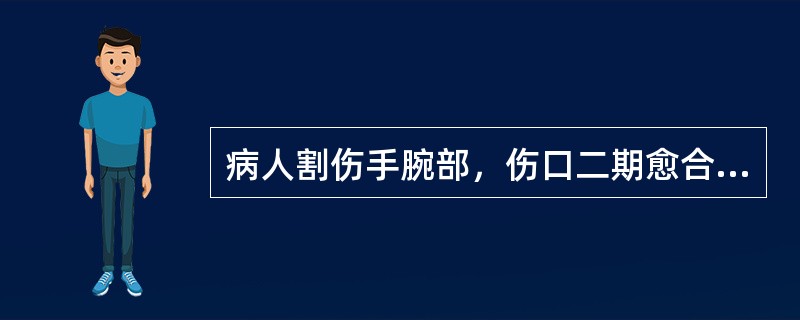 病人割伤手腕部，伤口二期愈合，以后手指呈爪状畸形，手部肌肉明显萎缩，手指感觉丧失，对掌功能丧失，最可能的诊断是（　　）。