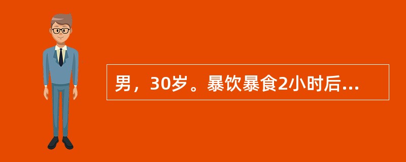 男，30岁。暴饮暴食2小时后发生上腹部剧烈疼痛，并向腰背部放射，伴恶心呕吐，呕吐物为胃内容物，吐后腹痛不缓解。8小时后急诊。如果患者血钙低于75mmol/L，表明（　　）。