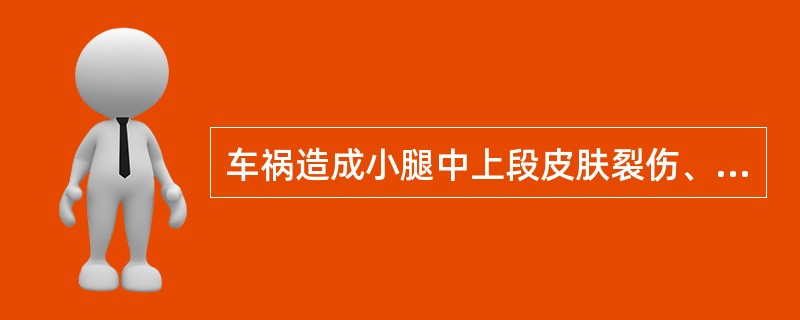 车祸造成小腿中上段皮肤裂伤、短缩，成角畸形并有骨外露。首先应用哪项检查？（　　）