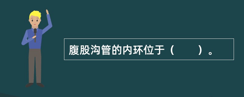 腹股沟管的内环位于（　　）。