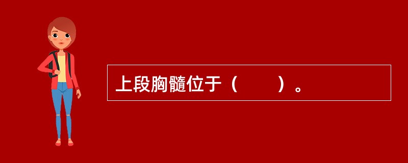 上段胸髓位于（　　）。