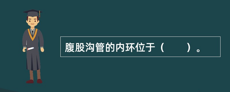 腹股沟管的内环位于（　　）。