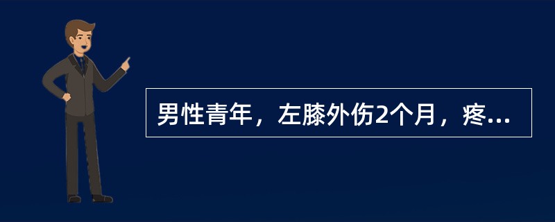 男性青年，左膝外伤2个月，疼痛，查体：左膝稍肿，外侧关节间隙压痛，外侧回旋挤压试验（+），侧方应力试验（－），其诊治最佳方法（　　）。