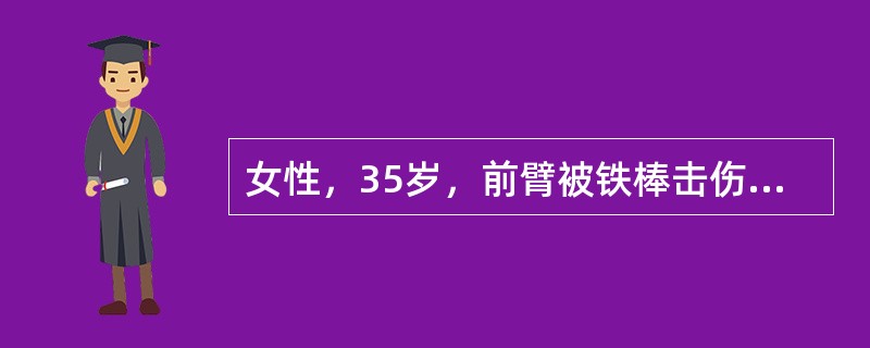女性，35岁，前臂被铁棒击伤，X线片显示尺、桡骨骨折，近端平行排列，而骨折远端则桡骨重叠于尺骨之上。在治疗和康复中关键要防止（　　）。
