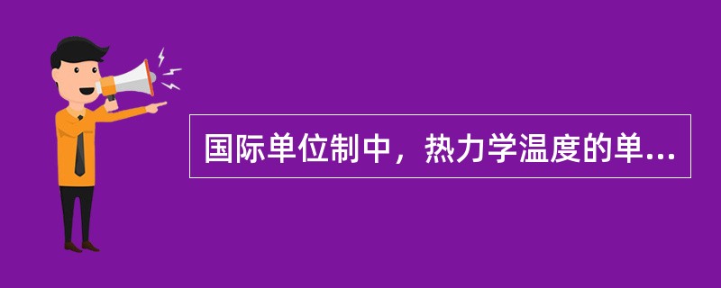 国际单位制中，热力学温度的单位名称是（　　）。