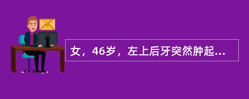 女，46岁，左上后牙突然肿起2天。2周前刚结束龈下刮治治疗，急诊诊断为急性牙周脓肿，检查未见明显的局部刺激因素，脓肿形成最可能的原因是（　　）。