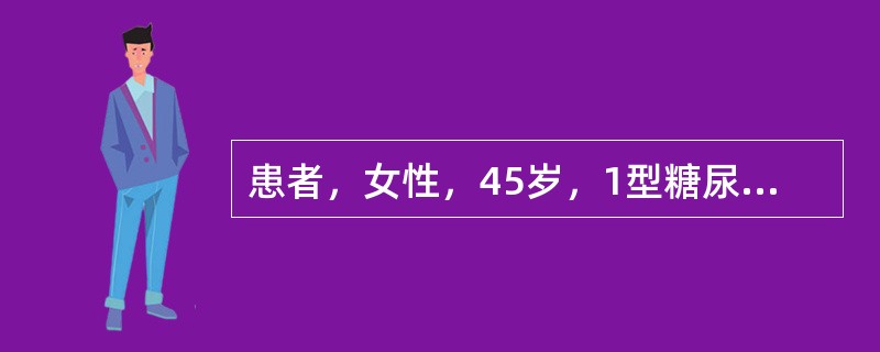 患者，女性，45岁，1型糖尿病，全口多数患牙的牙周袋深度在5mm以上，且松动度达Ⅰ～Ⅱ度，牙石（＋＋），牙龈探诊出血。初步诊断为与糖尿病有关的牙周炎，此类患者实施牙周治疗效果最好的时间是（　　）。