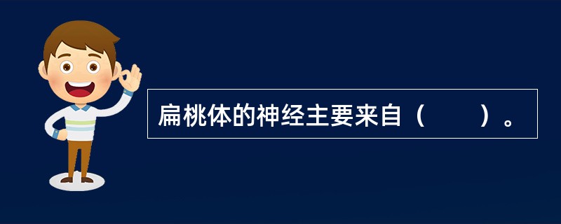 扁桃体的神经主要来自（　　）。