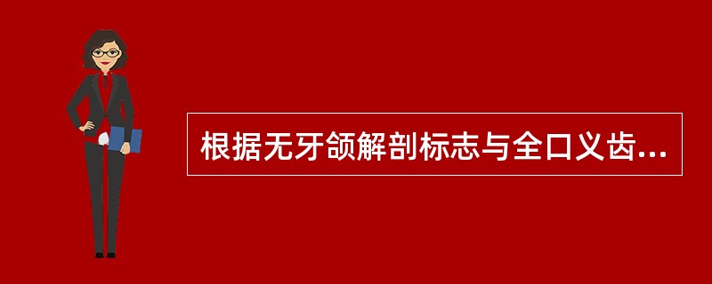 根据无牙颌解剖标志与全口义齿的关系，属于缓冲区的解剖标志是（　　）。