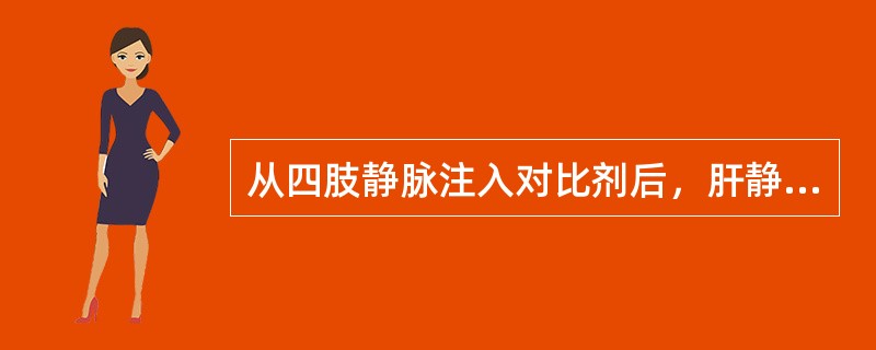 从四肢静脉注入对比剂后，肝静脉期显示时间约为（）