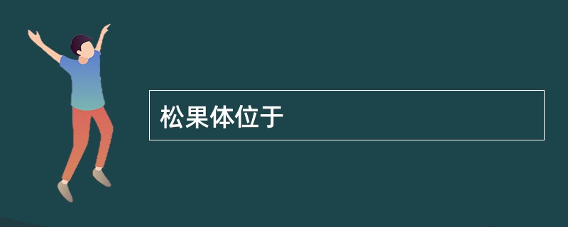 松果体位于