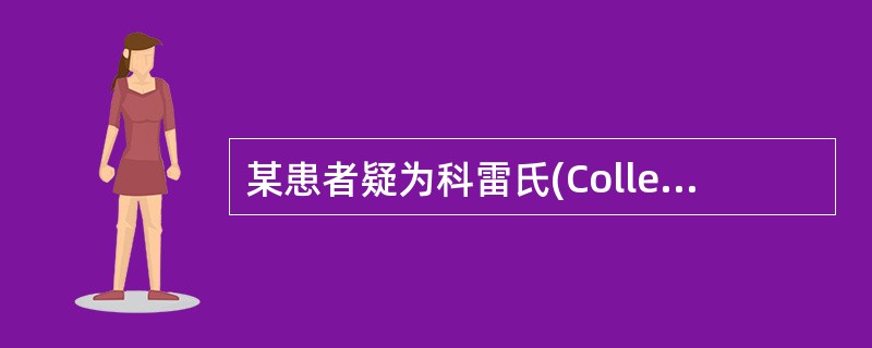 某患者疑为科雷氏(Colles's)骨折，请选择合适的摄影体位（　　）。