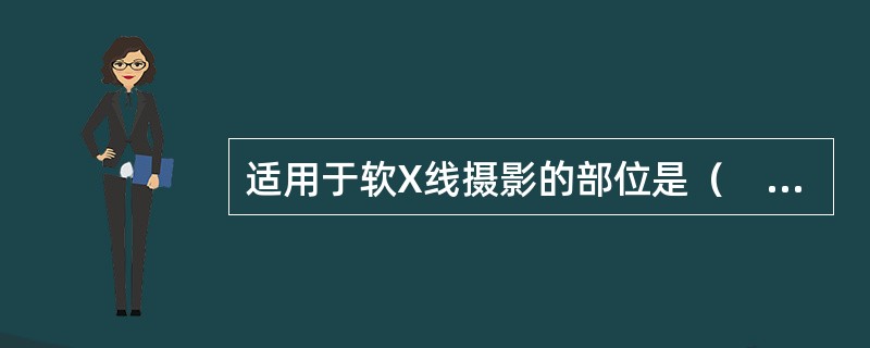 适用于软X线摄影的部位是（　　）。