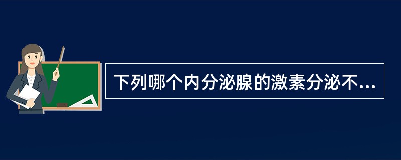 下列哪个内分泌腺的激素分泌不足时，引起呆小症？（　　）