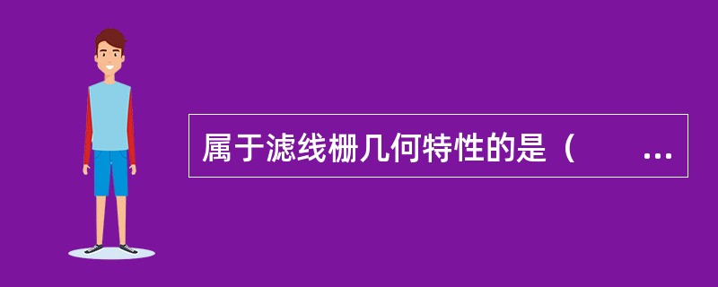 属于滤线栅几何特性的是（　　）。