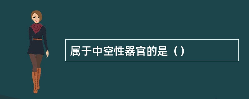 属于中空性器官的是（）