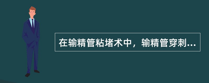 在输精管粘堵术中，输精管穿刺后推进药液，输精管因突然膨胀、变硬和压力增高，此时出现的感觉是