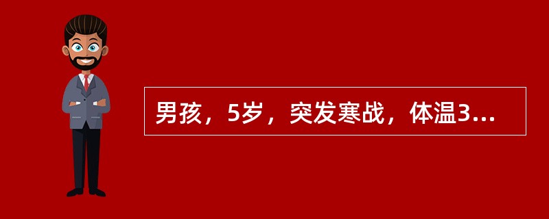 男孩，5岁，突发寒战，体温39℃。右膝部疼痛剧烈，不敢活动，局部无明显肿胀，应首先考虑下列哪项？（　　）