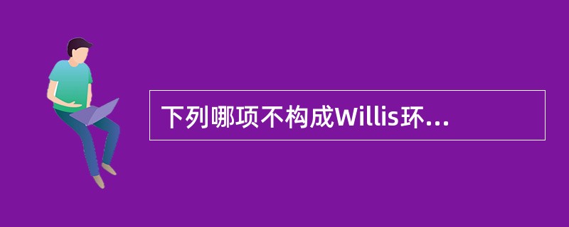 下列哪项不构成Willis环的动脉？（　　）