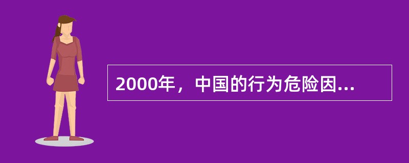 2000年，中国的行为危险因素监测系统采用哪种调查方式